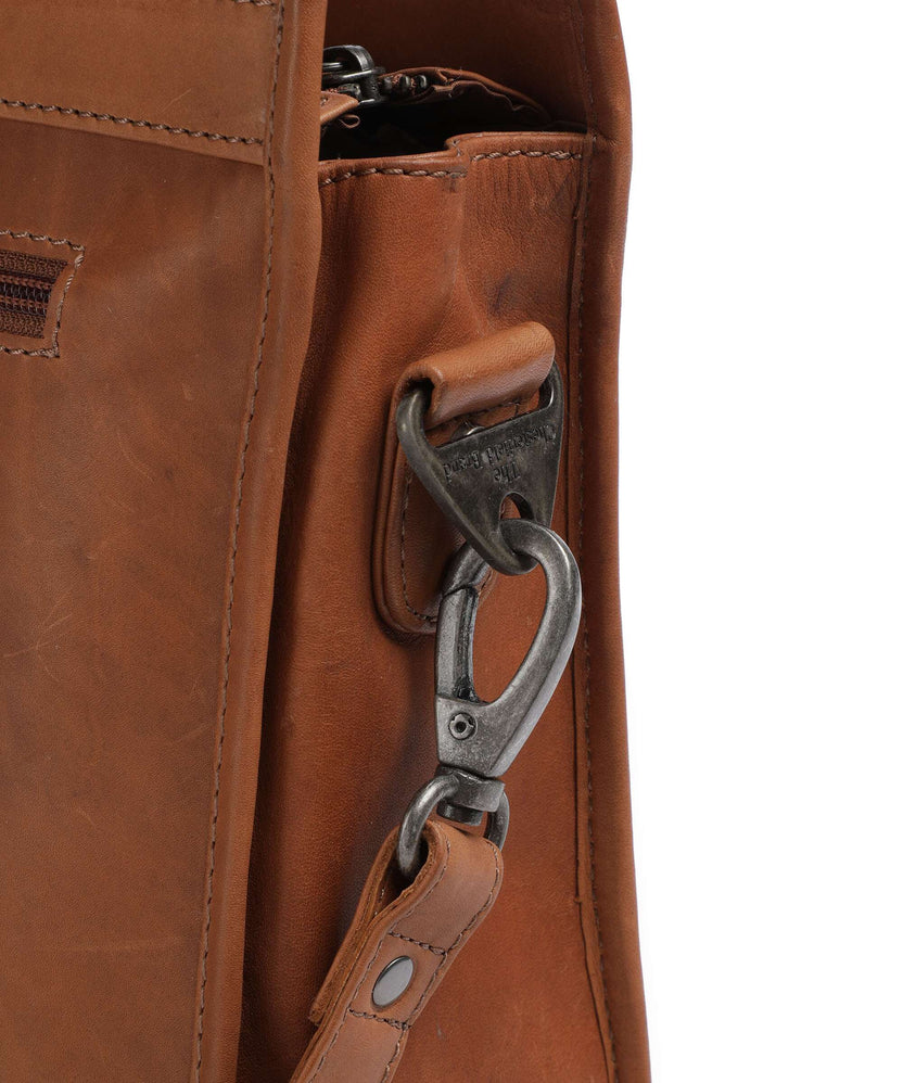 The Chesterfield Brand Cow Wax Pull Up Manly Tote bag cognac