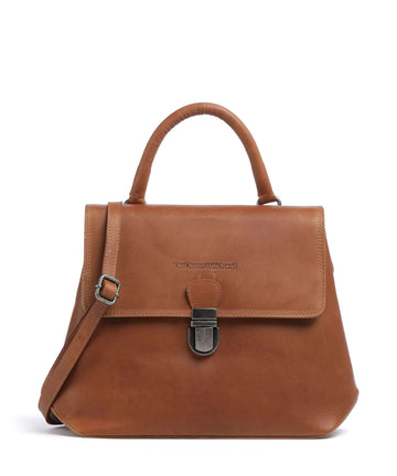 The Chesterfield Brand Wax Pull Up Cow Angera Handtas cognac