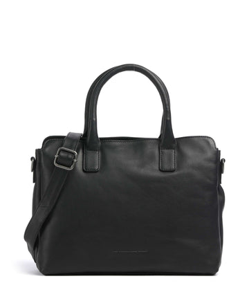 The Chesterfield Brand Wax Pull Up Cow Valmonte Handtas black