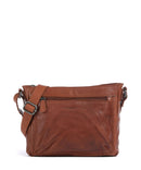 The Chesterfield Brand Washed Waxed Cow Aston Crossbody tas cognac