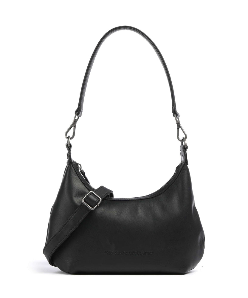 The Chesterfield Brand Wax Pull Up Cow Nancy Shoulder bag black