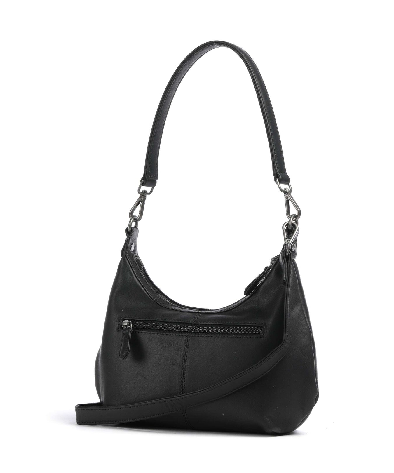 The Chesterfield Brand Wax Pull Up Cow Nancy Shoulder bag black