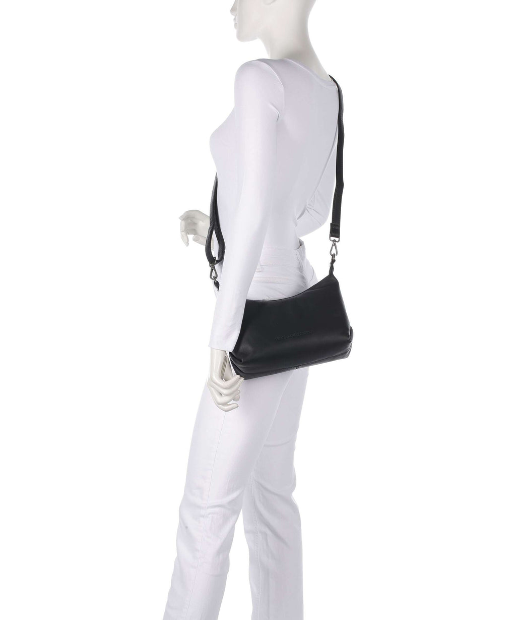 The Chesterfield Brand Wax Pull Up Cow Christie Shoulder bag black