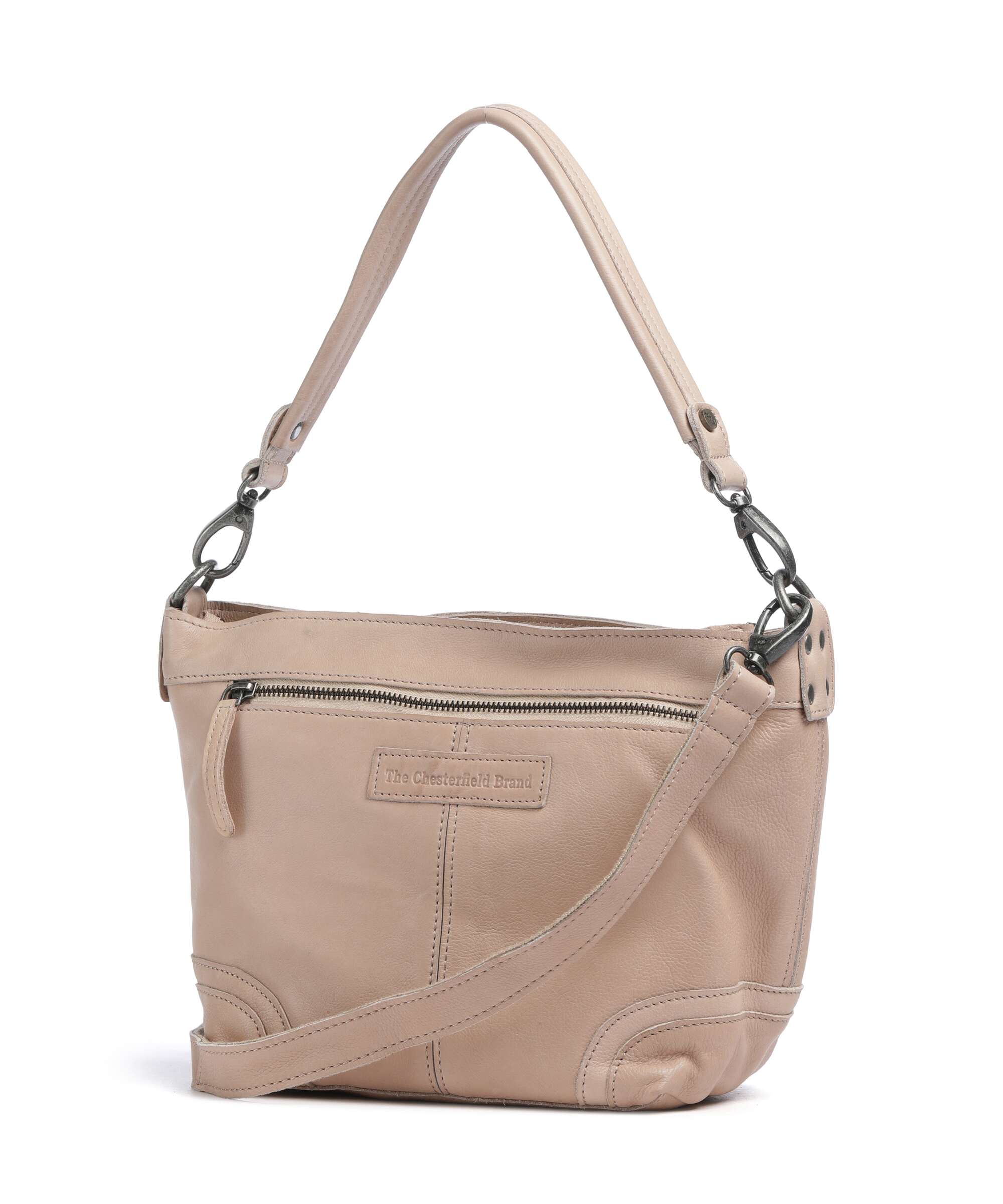 The Chesterfield Brand Washed Waxed Cow Lucy Shoulder bag beige