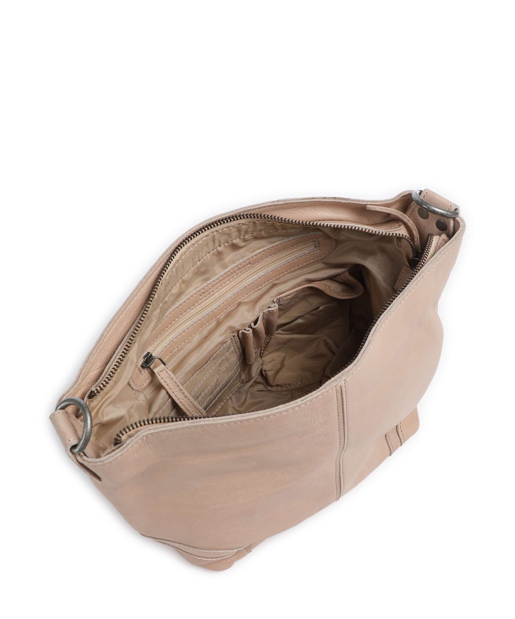 The Chesterfield Brand Washed Waxed Cow Lucy Shoulder bag beige