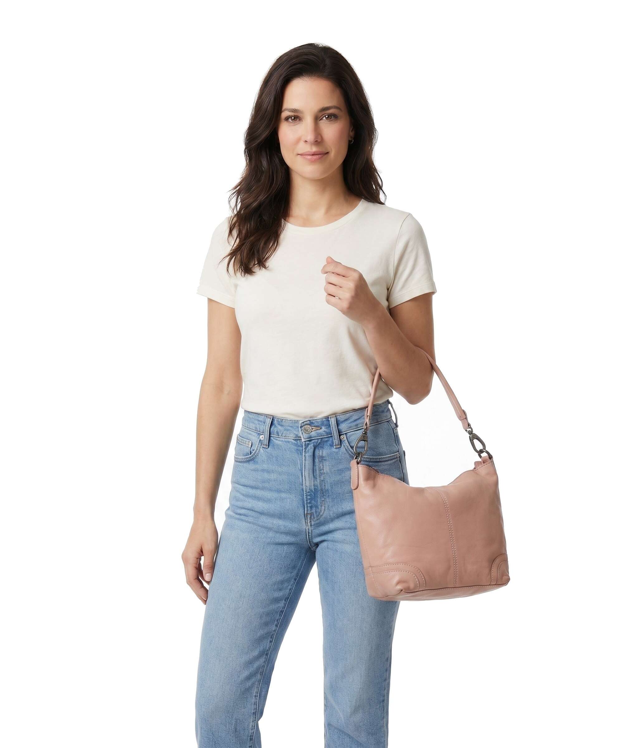 The Chesterfield Brand Washed Waxed Cow Lucy Shoulder bag vintage rose