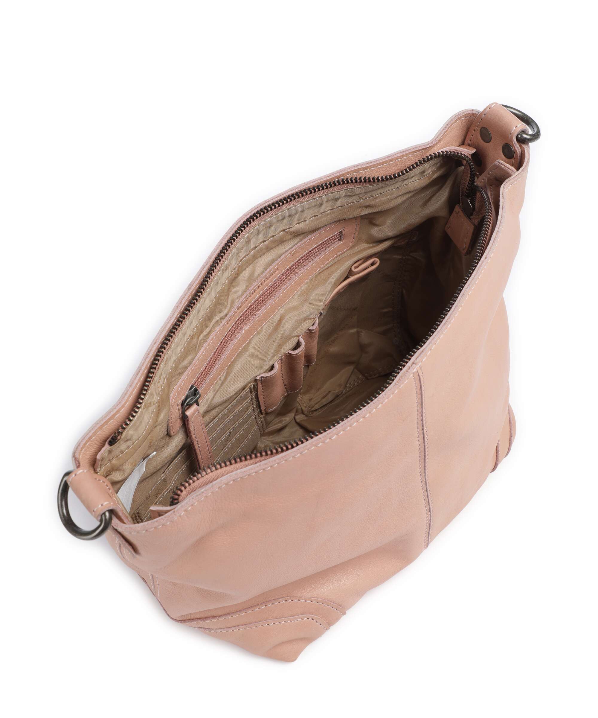 The Chesterfield Brand Washed Waxed Cow Lucy Shoulder bag vintage rose