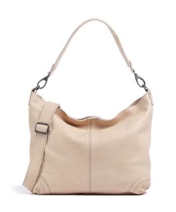 The Chesterfield Brand Washed Waxed Cow Bolivia Hobo tas beige