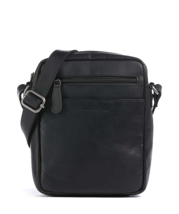 The Chesterfield Brand Wax Pull Up Cow Laveno Crossbody tas black