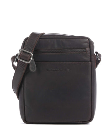 The Chesterfield Brand Wax Pull Up Cow Laveno Crossbody tas brown