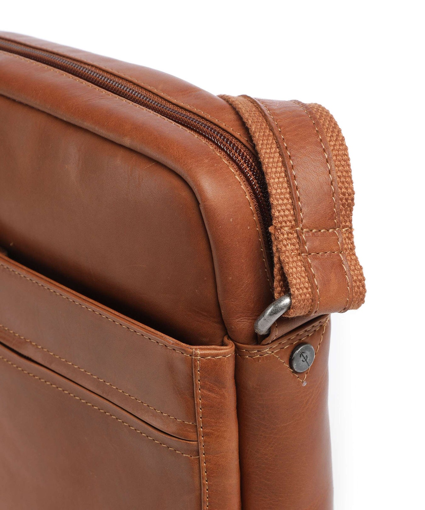 The Chesterfield Brand Wax Pull Up Cow Anzora Crossbody bag cognac