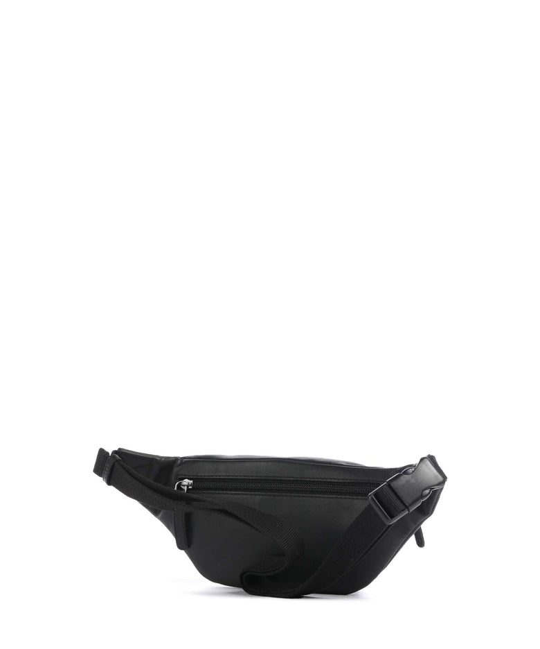 The Chesterfield Brand Wax Pull Up Cow Brana Fanny pack black
