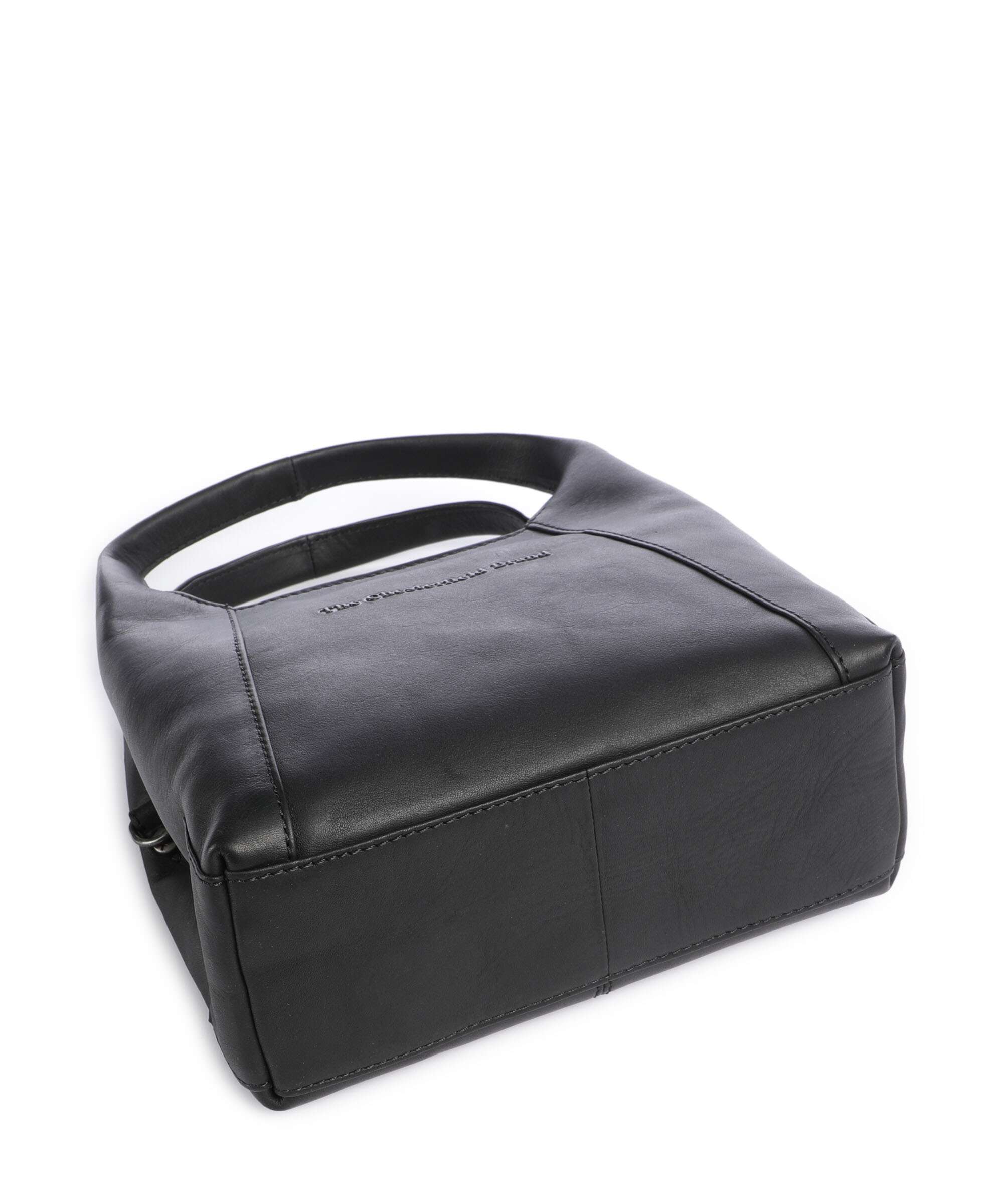 The Chesterfield Brand Wax Pull Up Cow Lunera Handbag black