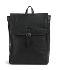 The Chesterfield Brand Wax Pull Up Cow Farrow Backpack black