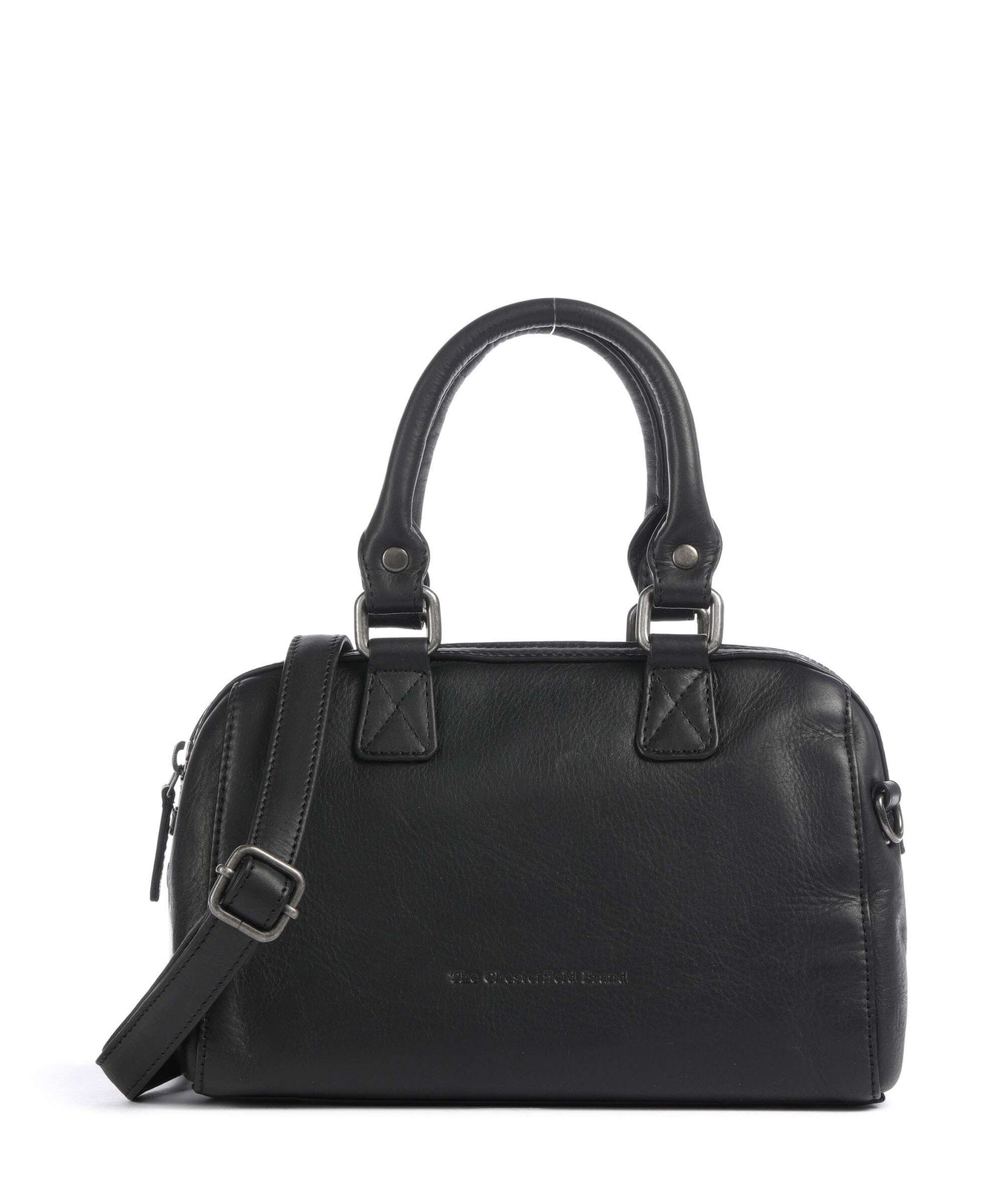 The Chesterfield Brand Wax Pull Up Cow Dalford Handbag black