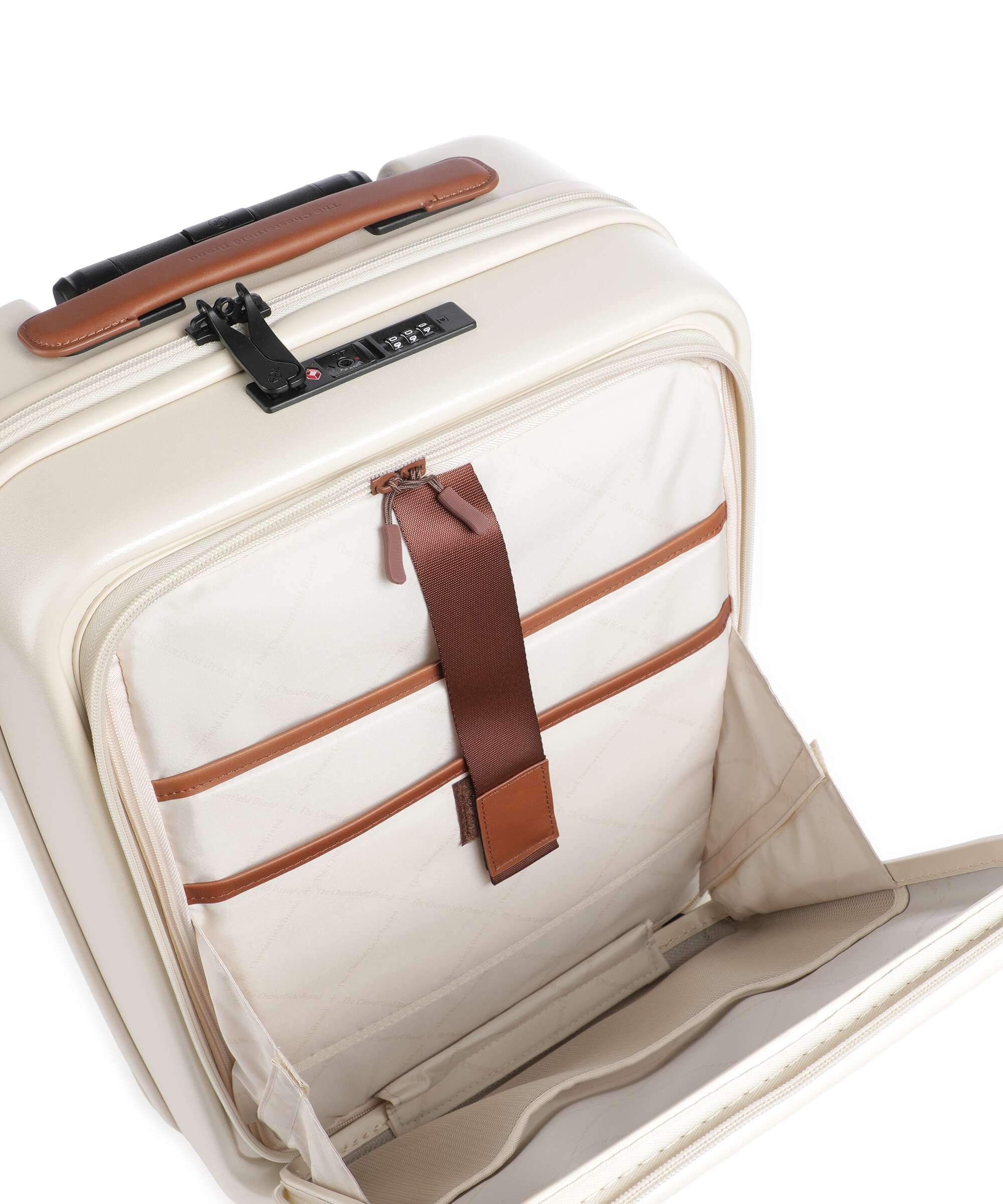 The Chesterfield Brand Zuna Suitcase set (4 wheels) sandy beach
