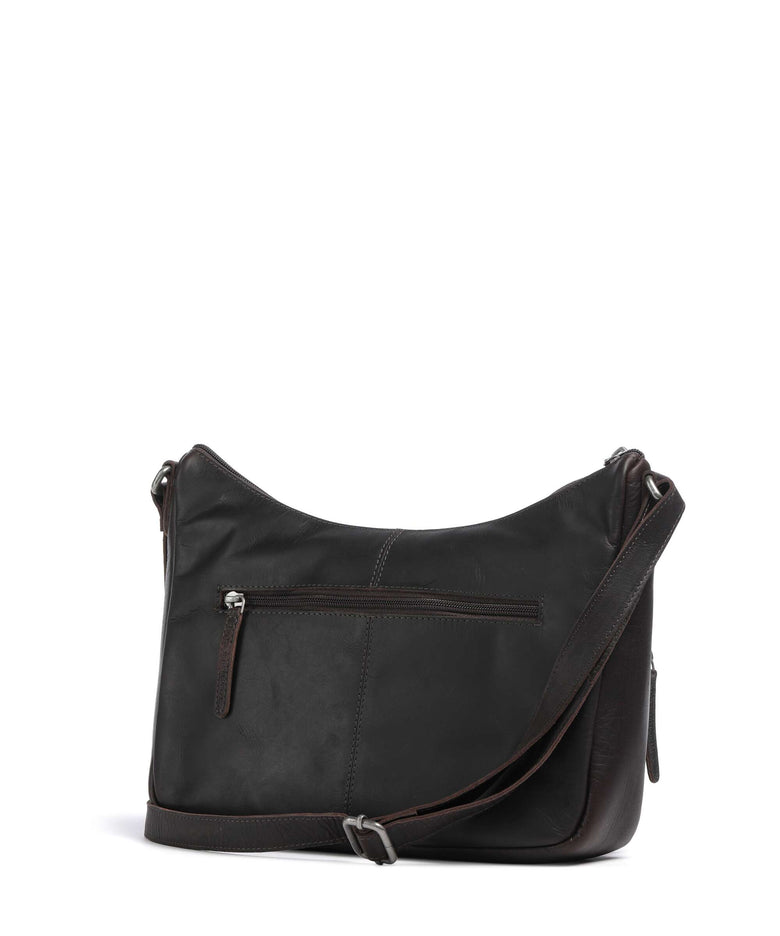 The Chesterfield Brand Wax Pull Up Cow Valenora Crossbody bag brown