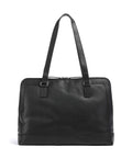 The Chesterfield Brand Wax Pull Up Cow Elvar Shoulder bag black