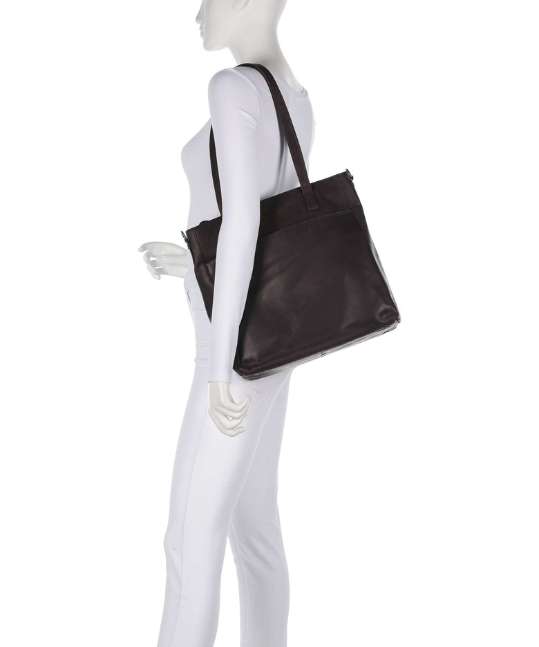The Chesterfield Brand Wax Pull Up Cow Mosel Tote bag brown