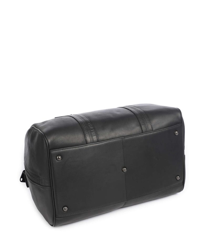 The Chesterfield Brand Wax Pull Up Cow Volenza Weekend bag black