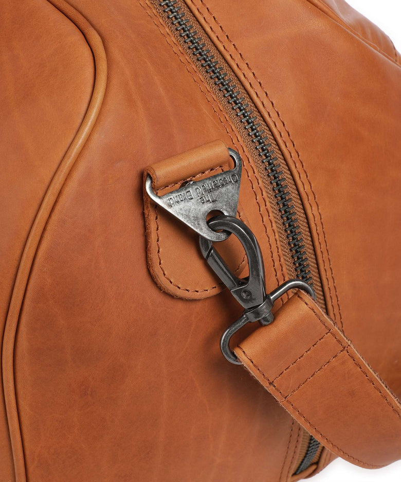 The Chesterfield Brand Wax Pull Up Cow Volenza Weekend bag cognac