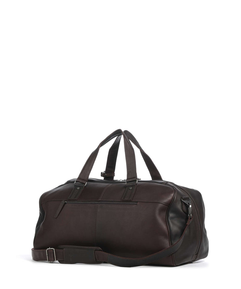 The Chesterfield Brand Wax Pull Up Cow Rivaro Weekend bag brown