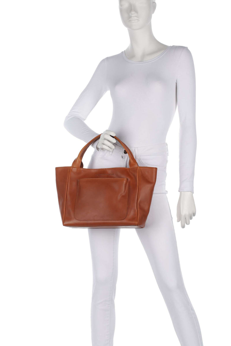 The Chesterfield Brand Wax Pull Up Cow Tenara Handbag cognac