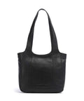 The Chesterfield Brand Wax Pull Up Cow Tofino Tote bag black