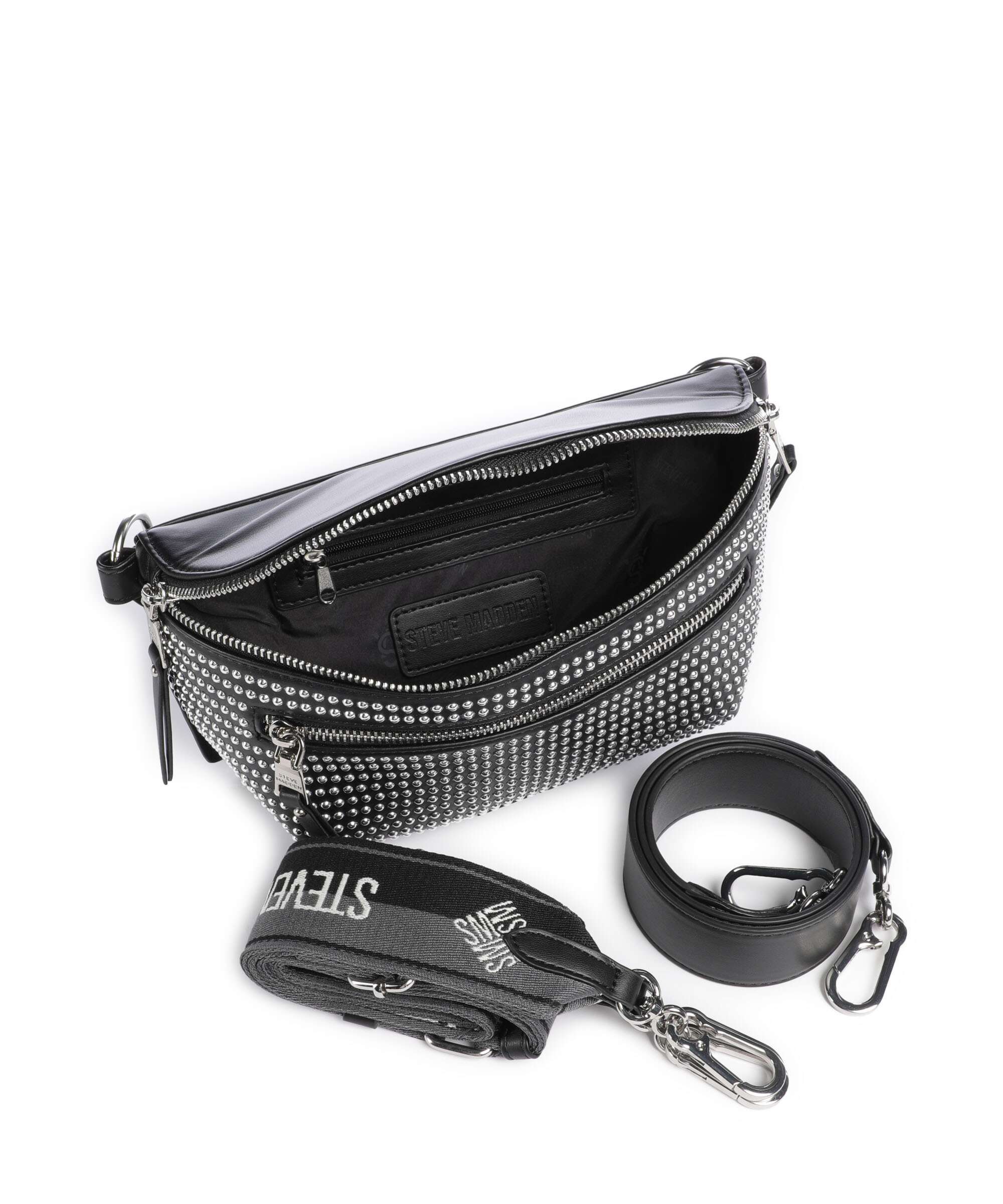 Steve Madden BCLARKES Crossbody bag black/silver