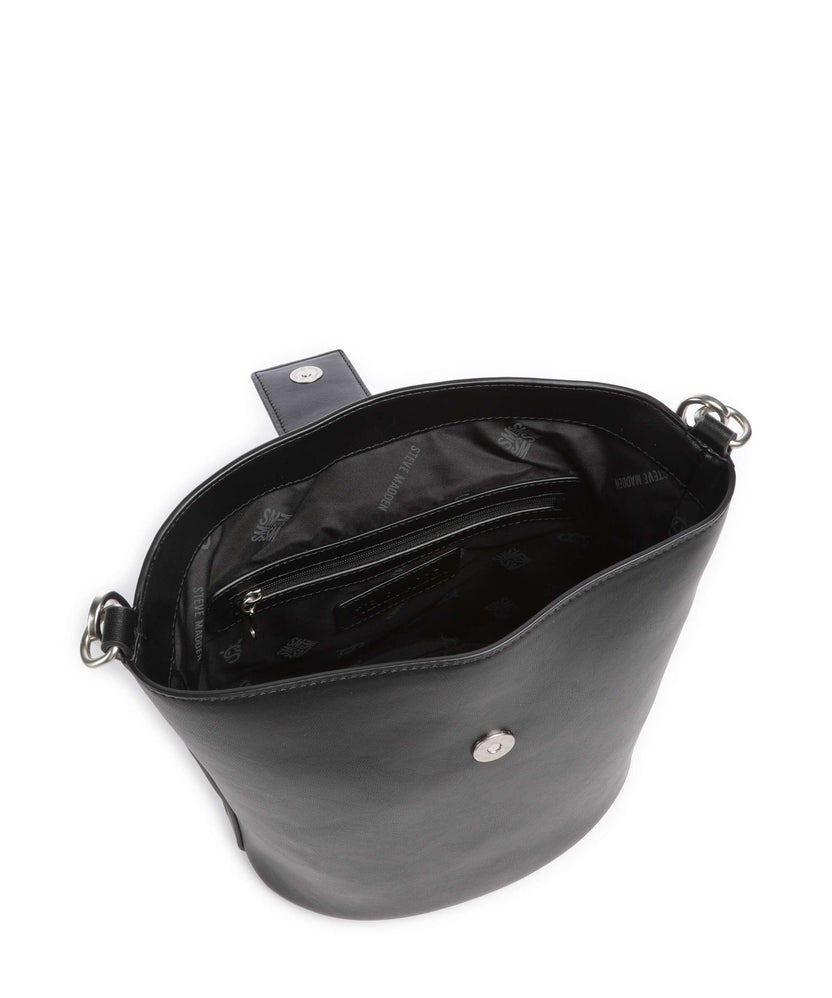 Steve Madden BARRIE Bucket bag black/silver