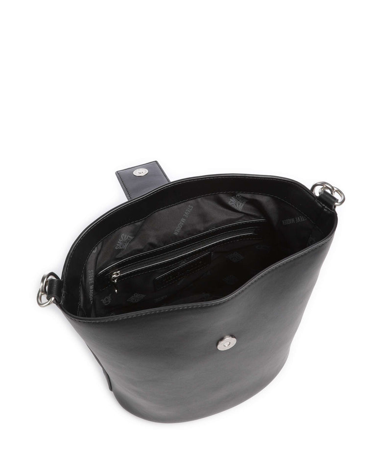 Steve Madden BARRIE Bucket bag black/silver