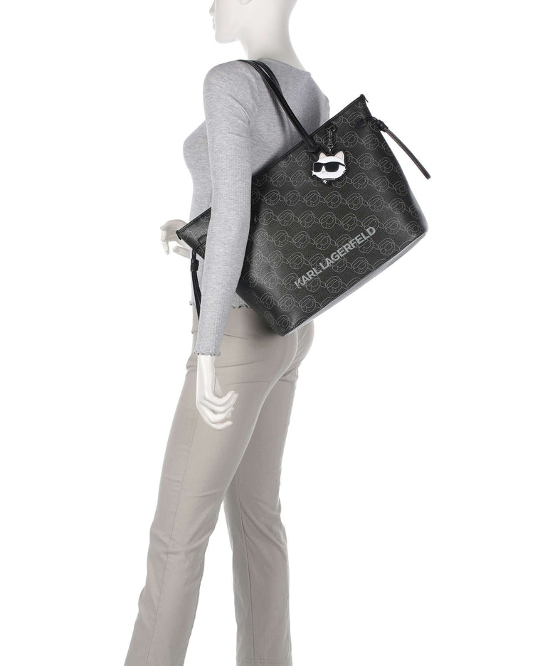 Karl Lagerfeld Ikon Mono Tote bag black