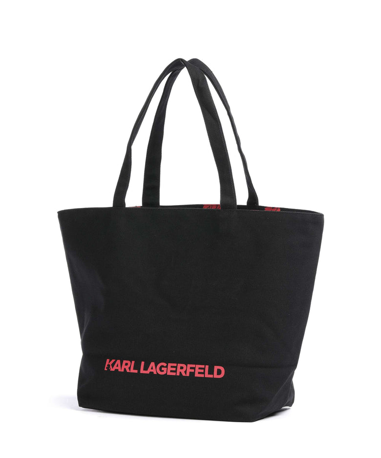 Karl Lagerfeld K/Hearts Tote bag black