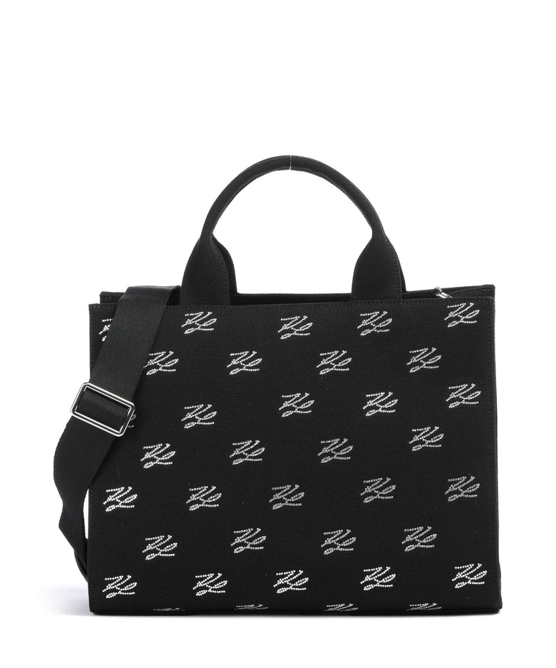 Karl Lagerfeld K/Autograph Medium Handbag black embellishment