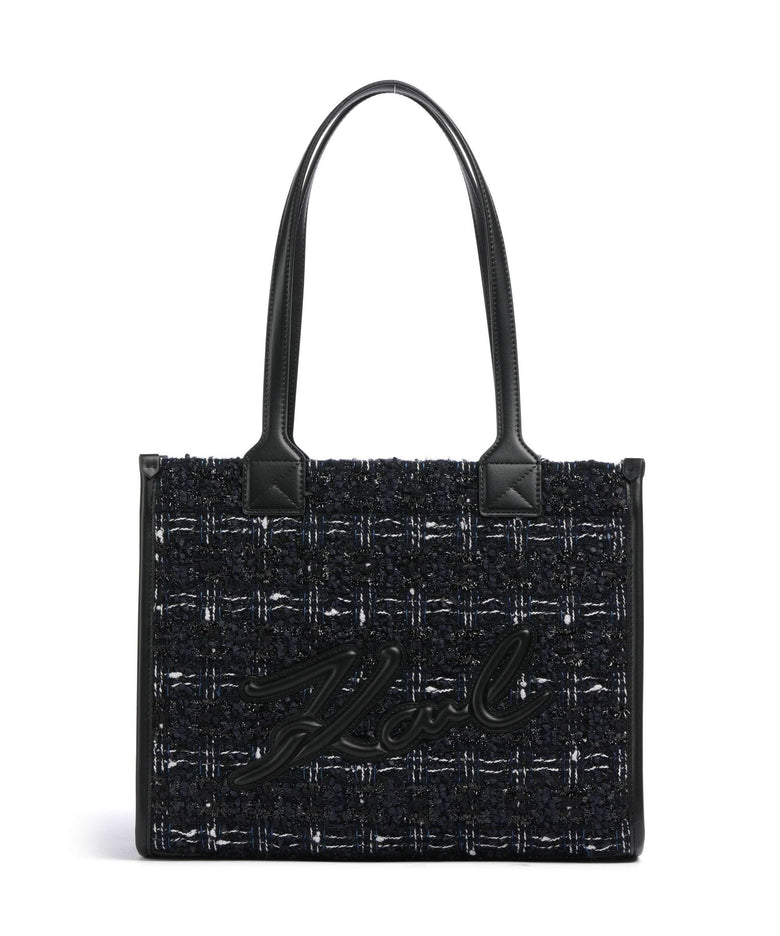 Karl Lagerfeld K/Skuare Medium Tote bag dark navy/boucle