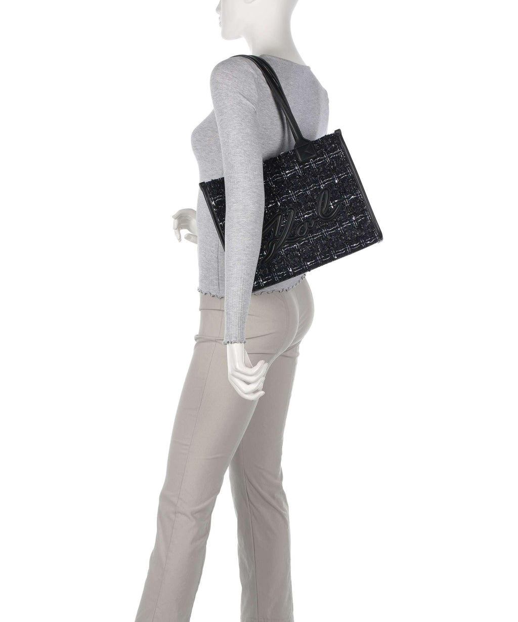 Karl Lagerfeld K/Skuare Medium Tote bag dark navy/boucle