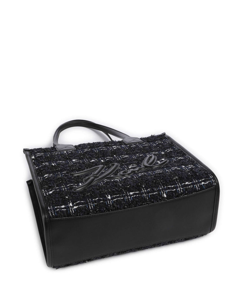 Karl Lagerfeld K/Skuare Medium Tote bag dark navy/boucle