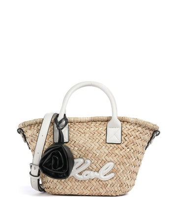 Karl Lagerfeld K/Signature Small Sac à main natural/cementhe