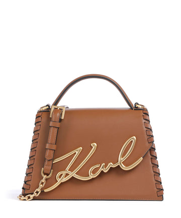 Karl Lagerfeld K/Signature 2.0 Handtas dark tan