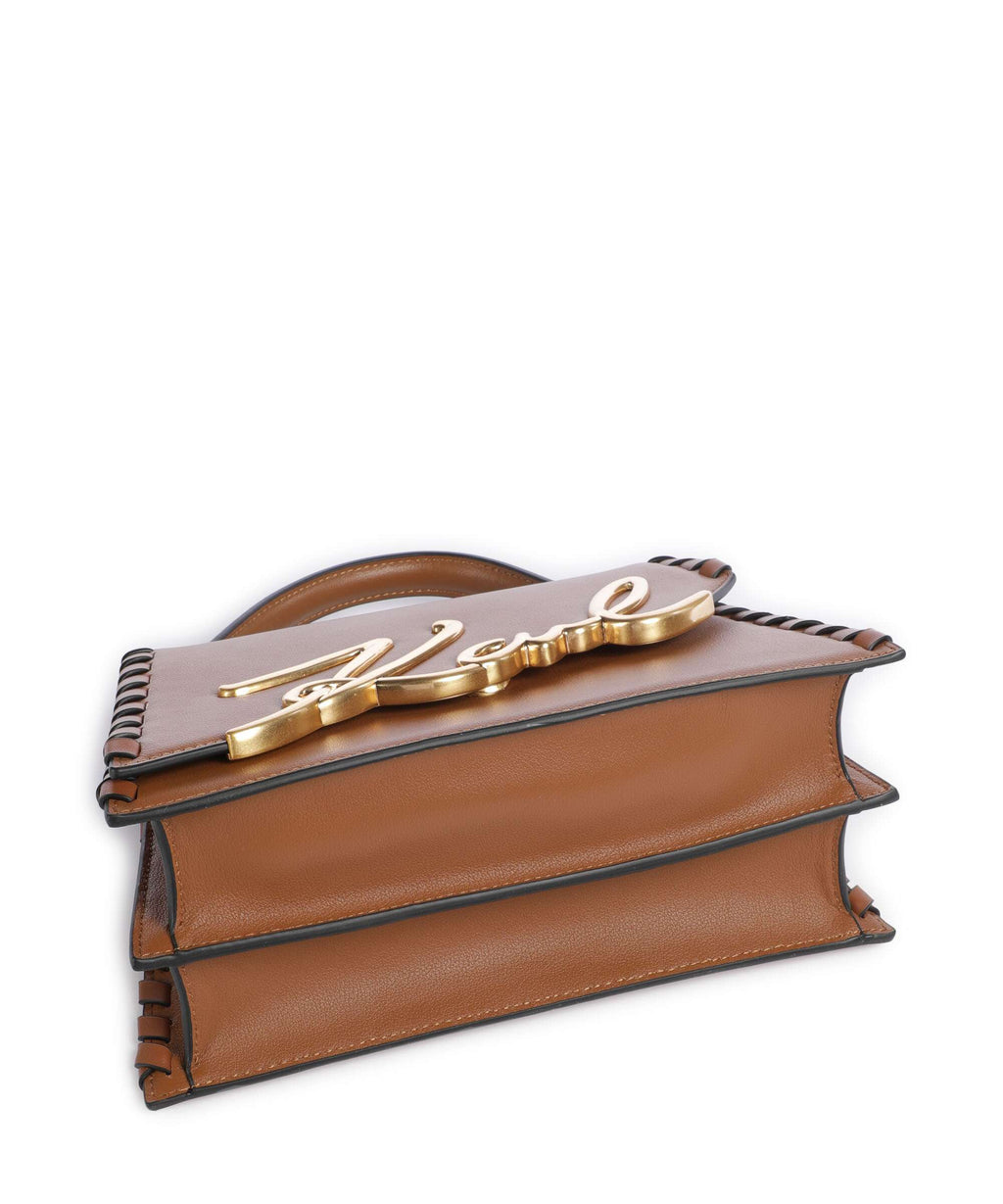 Karl Lagerfeld K/Signature 2.0 Handbag dark tan