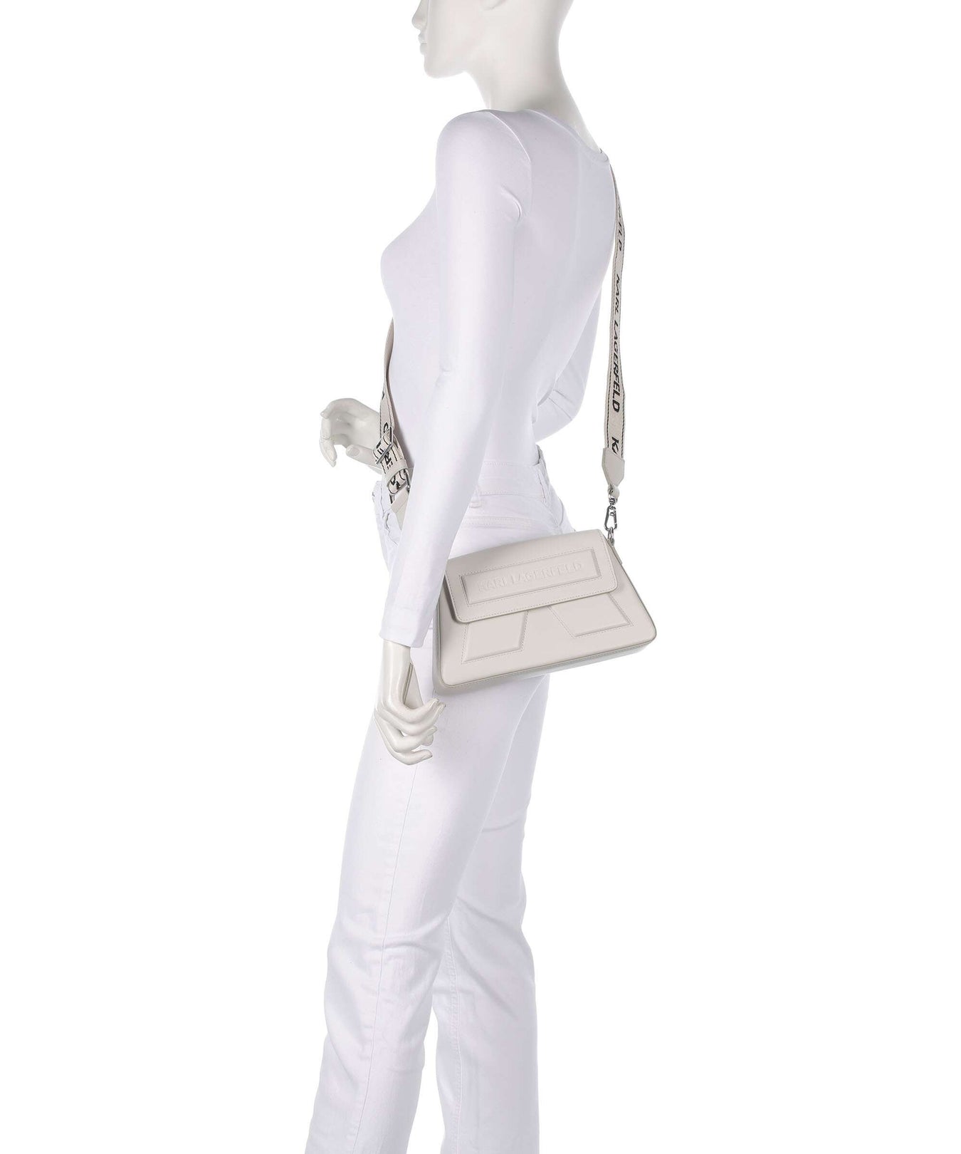 Karl Lagerfeld Ikon K Crossbody bag cement