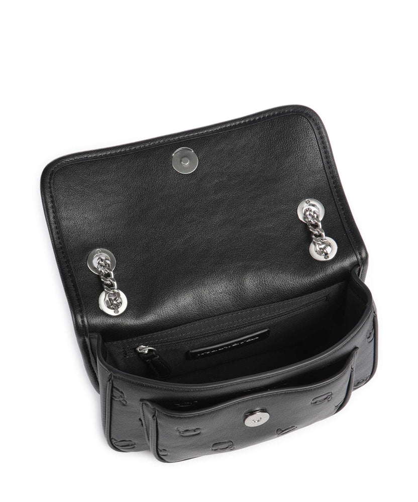 Karl Lagerfeld K/Ikon Monogram Shoulder bag tonal black