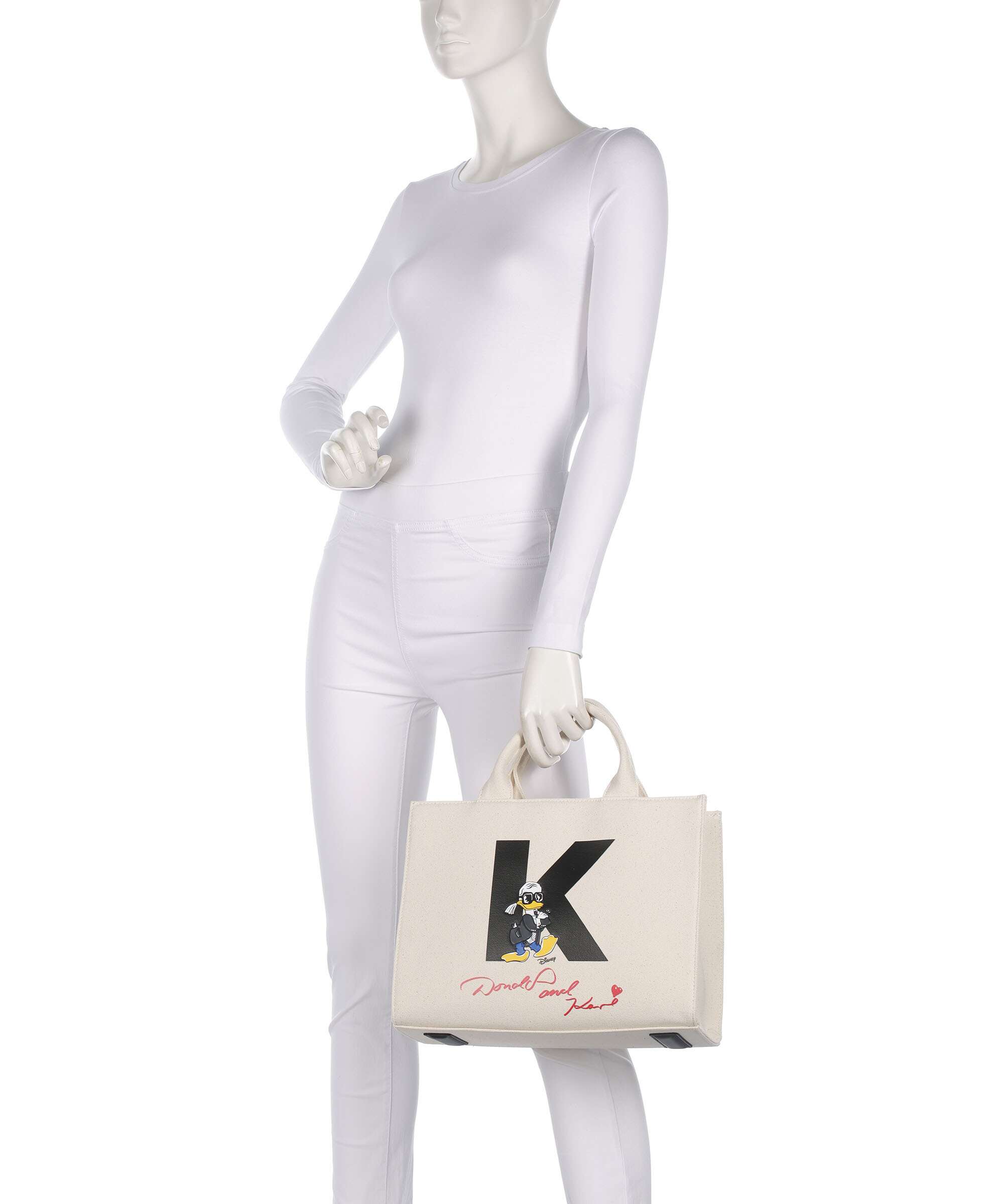 Karl Lagerfeld KL x Disney Medium Handbag natural