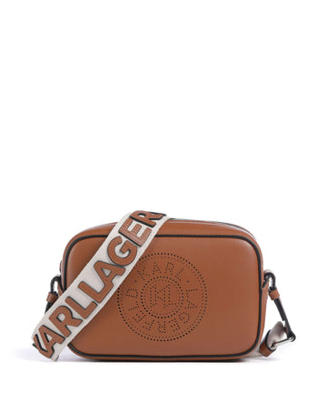 Karl Lagerfeld K/Circle Crossbody tas dark tan