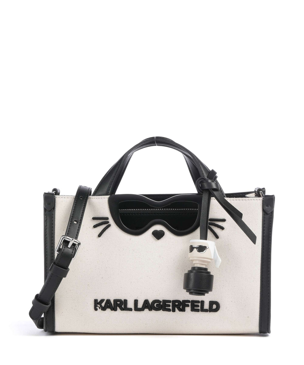 Karl Lagerfeld K/Ikon Choupette Small Handbag natural