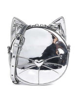Karl Lagerfeld Ikon Chat Crossbody tas silver