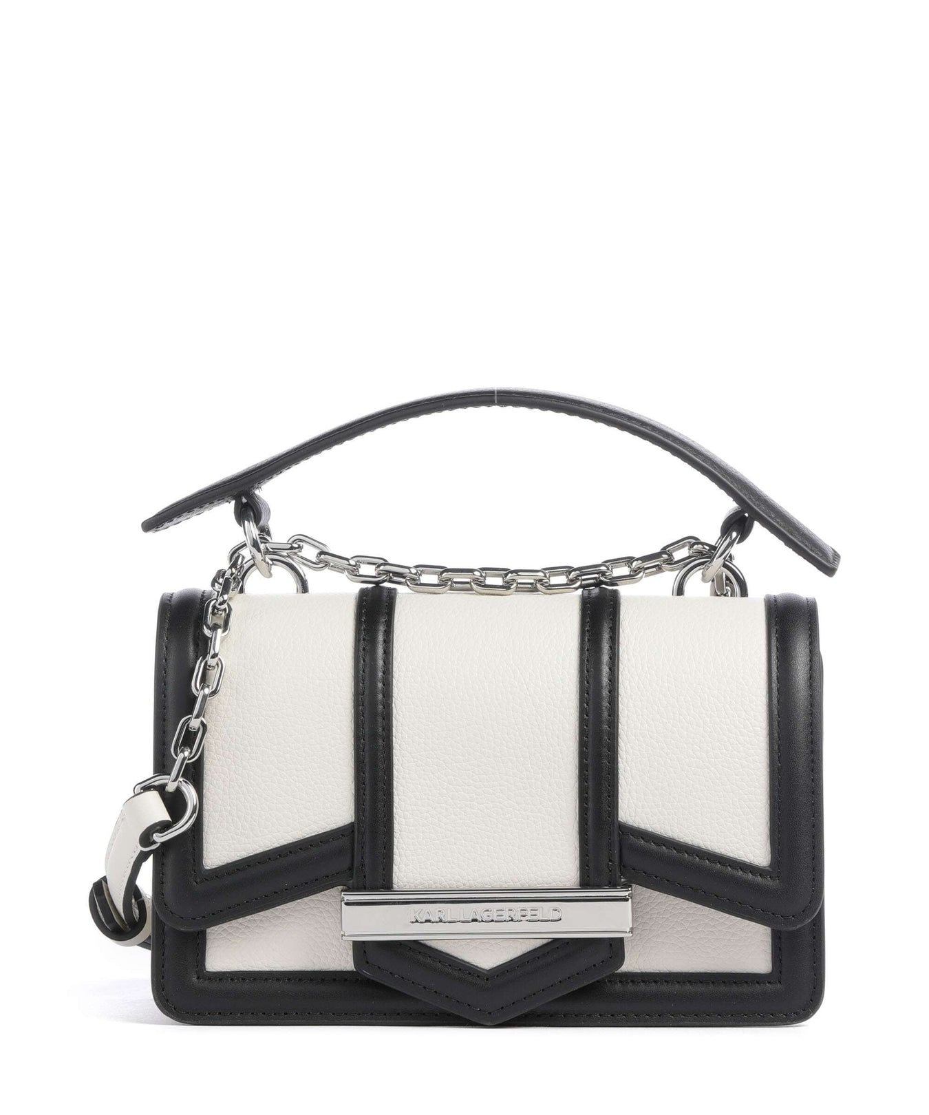Karl Lagerfeld K/Nova Small Shoulder bag white/black