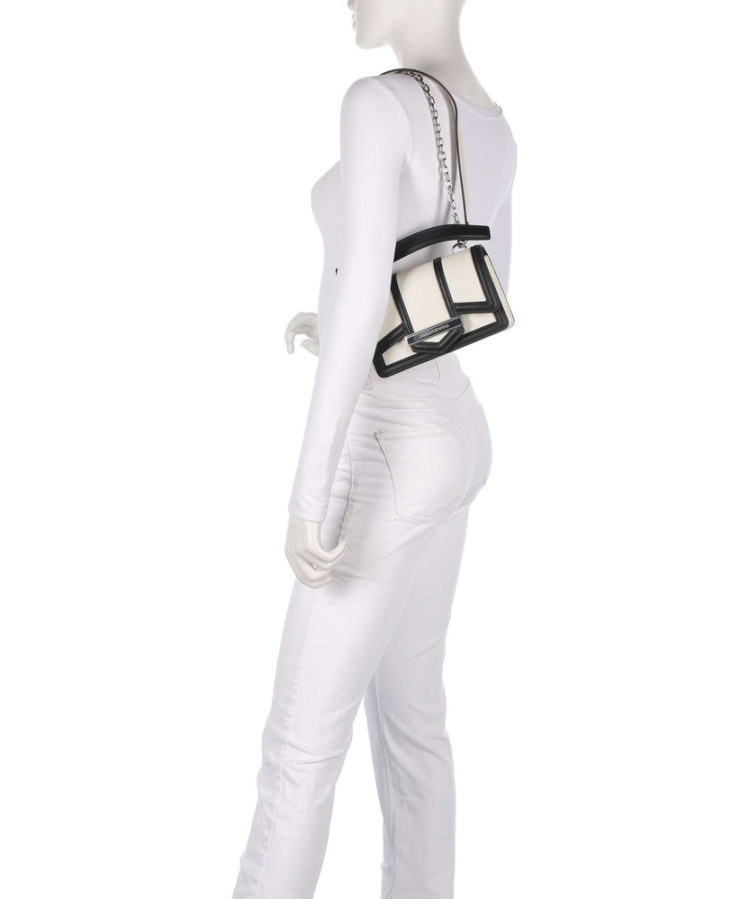 Karl Lagerfeld K/Nova Small Shoulder bag white/black