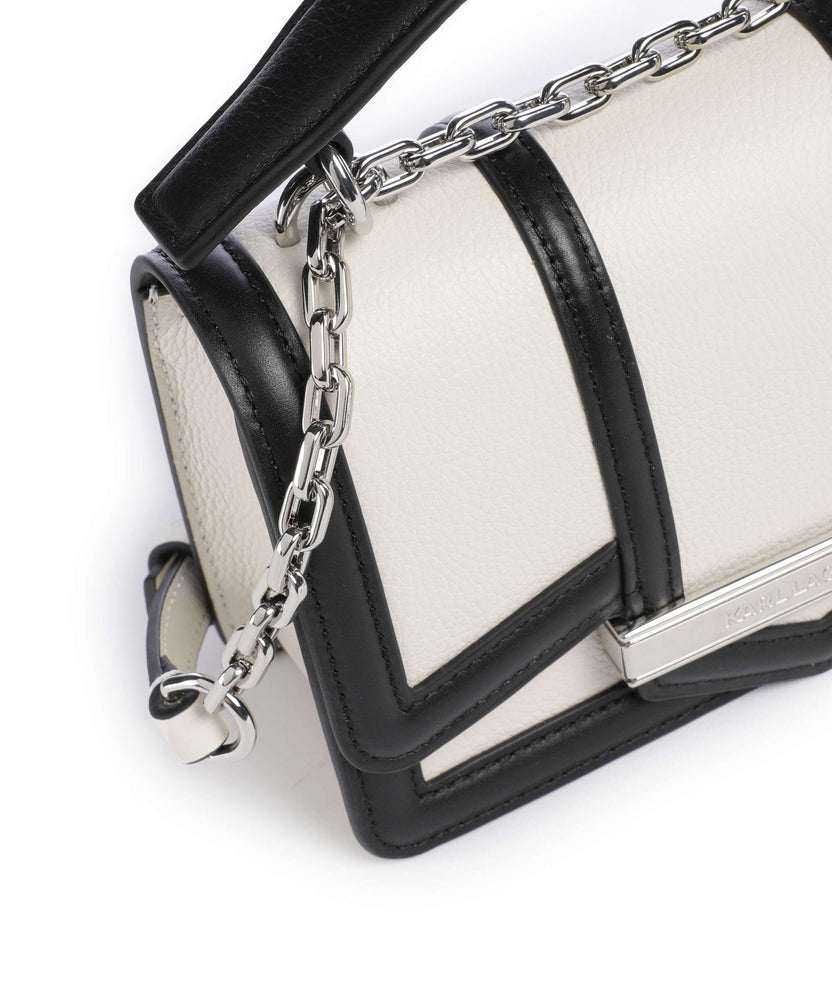 Karl Lagerfeld K/Nova Small Shoulder bag white/black