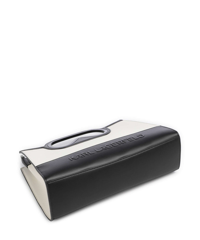 Karl Lagerfeld K/Aviator Handbag white/black